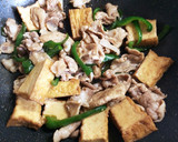 ☆厚揚げと豚肉☆甘辛炒め作り方4写真