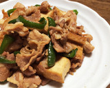 ☆厚揚げと豚肉☆甘辛炒め作り方5写真