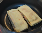 油揚げで挟み焼き作り方3写真