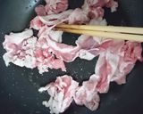 なすとピーマンと豚肉のごま味噌炒め♪作り方4写真