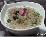 ☆桜と抹茶の豆乳雑穀玄米粥☆作り方2写真