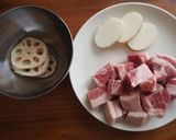 黒酢の酢豚・簡単！作り方1写真