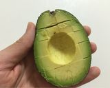 ＊お腹すっきりアボカド納豆＊作り方1写真