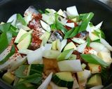 【超簡単!！秋刀魚缶と豆腐の簡単チゲ】作り方2写真