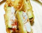 ☆鶏ハムＤＥワンタン揚げ☆作り方9写真