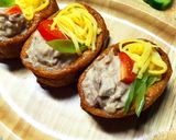 お弁当にも♡華やかオープン彩りいなり寿司作り方7写真