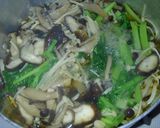 簡単♪絹ごし豆腐と小松菜 きのこの和風煮作り方5写真