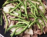 砂ずり(砂肝)と長芋のバター醤油炒め作り方3写真