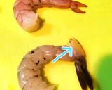 私的☆海老の身を→先の先まで取る方法作り方3写真