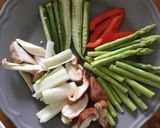 野菜の豚バラ肉巻き/テーブルグリルピュア作り方1写真