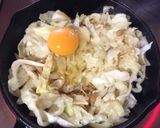 千切りキャベツと納豆のネバネバ炒め作り方3写真