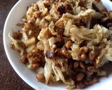 千切りキャベツと納豆のネバネバ炒め作り方4写真