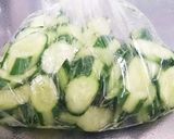 即席♪ きゅうりの昆布茶漬け作り方2写真