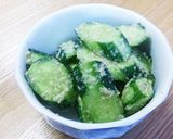 即席♪ きゅうりの昆布茶漬け作り方3写真
