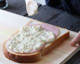 朝食に ハムとタルタルのチーズトースト作り方2写真