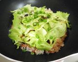 鮭チャーハン～わさび醤油マヨネーズ作り方4写真