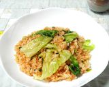 鮭チャーハン～わさび醤油マヨネーズ作り方5写真