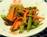 夏にガツンと！豆と人参のピリ辛金平作り方4写真