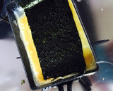 お弁当に、のり入りぐるぐる模様の卵焼き作り方1写真
