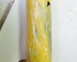 お弁当に、のり入りぐるぐる模様の卵焼き作り方4写真