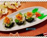 鮭フレークでにぎらずし♪作り方4写真