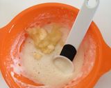 簡単！離乳食おやつ～リンゴ蒸しパン～作り方4写真