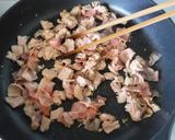 ツナ&ベーコンのレモンバター醤油パスタ作り方3写真