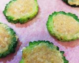 カレー風味!!鶏ミンチinゴーヤ天ぷら作り方4写真