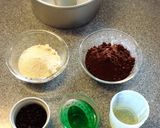 夏に爽やかチョコミントシフォンケーキ♪作り方1写真