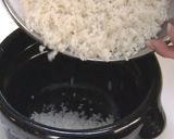 白菜でシャキシャキ土鍋炊き込み御飯！作り方1写真