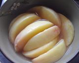 レンジでかんたん！桃のコンポートゼリー♪作り方2写真