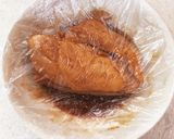 レンジで簡単♪鶏肉のヘルシー味噌照り焼き作り方9写真