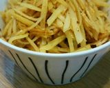 シャキシャキじゃがいもきんぴら作り方4写真