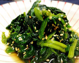 簡単＊美味しいほうれん草のお浸し作り方1写真