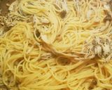 きのこのパスタ バジル風味作り方5写真