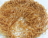そうめんリメイク♡そうめん素揚げ皿うどん作り方2写真
