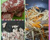 ちょこっと残った牛肉ＤＥきんぴら作り方1写真