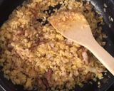 豚バラと焼肉のたれで絶品にんにくネギ炒飯作り方11写真