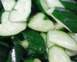 ビールがかくし味のきゅうりのからし漬け作り方1写真