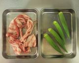 簡単！旬！夏！あっさりオクラの豚肉巻き作り方1写真