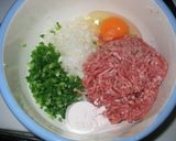 つめつめゴーヤはんばーぐ作り方2写真