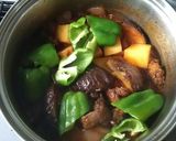 牛筋肉と夏野菜のトマト煮込み作り方8写真