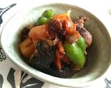 牛筋肉と夏野菜のトマト煮込み作り方10写真