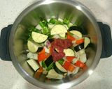 ＊ホットクック＊夏野菜の梅トマトパスタ作り方4写真