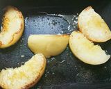 桃のココナッツオイル焼き作り方2写真