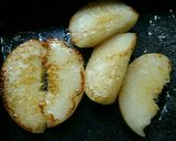 桃のココナッツオイル焼き作り方3写真