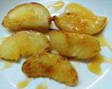 桃のココナッツオイル焼き作り方4写真