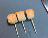 ぽってりマヨの＊くるくるちくわ作り方2写真