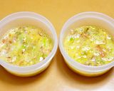 甘酢あんでさっぱり！かに玉もやし天津飯風作り方7写真