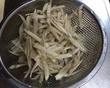サツマイモとごぼう炒め作り方2写真